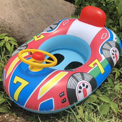 Kids Floating Toys Inflatable Swimming Ring Car Horn Design 8