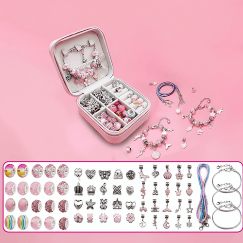 Kit para hacer pulseras para niños set de manualidades con cuentas DIY