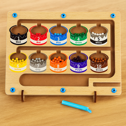 Kids Toys Magnetic Maze Montessori Educational Learning