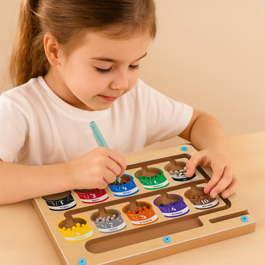 Kids Toys Magnetic Maze Montessori Educational Learning