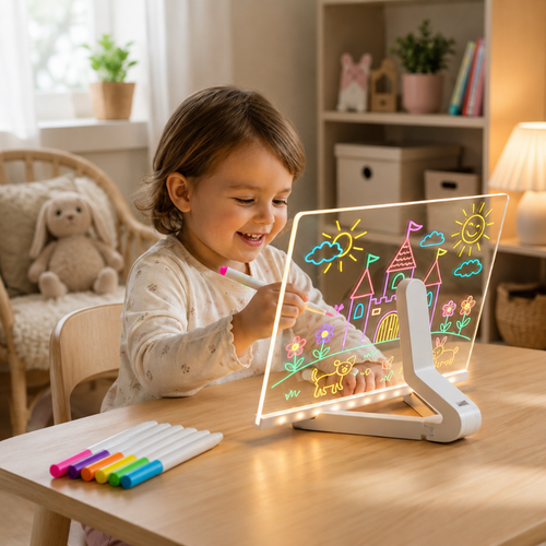 LED Drawing Board Light Up Educational Toy Stem Fun