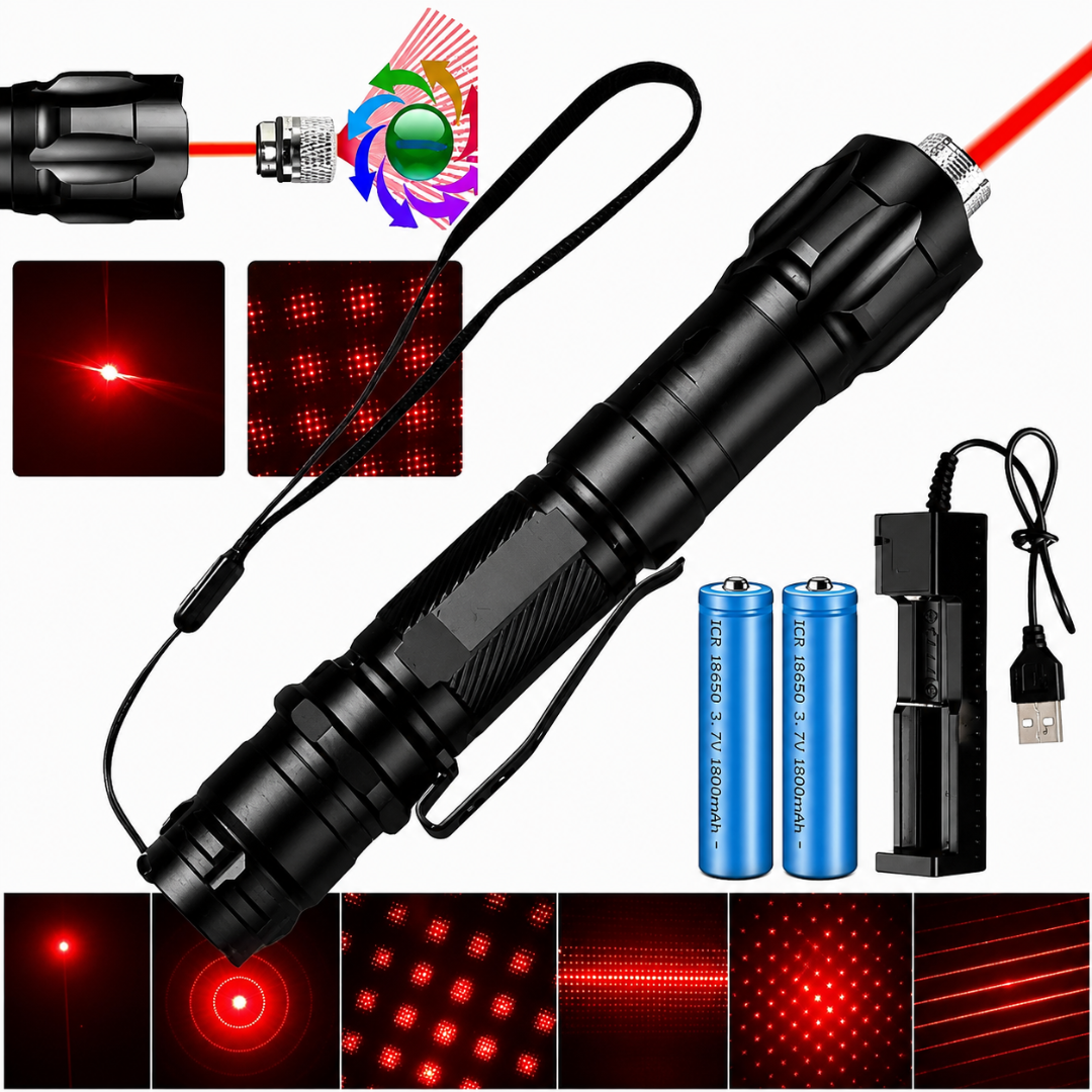 Laser Pointer Multi Color Beam Distance Tool Rechargeable
