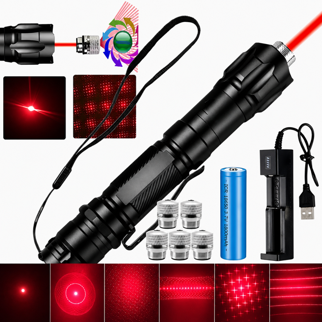 Laser Pointer Multi Color Beam Distance Tool Rechargeable