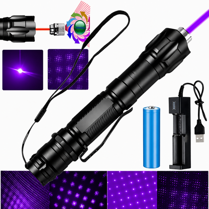 Laser Pointer Multi Color Beam Distance Tool Rechargeable