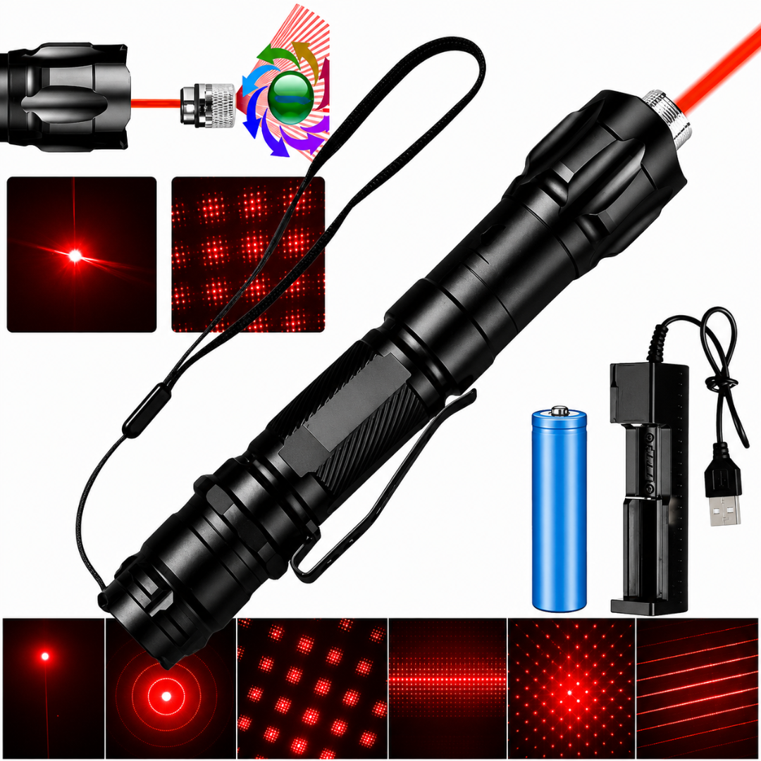 Laser Pointer Multi Color Beam Distance Tool Rechargeable