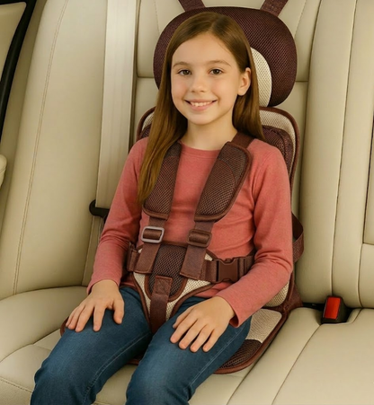 Elevador Portátil para Asiento de Auto para Niños - Arnés de Viaje para Seguridad