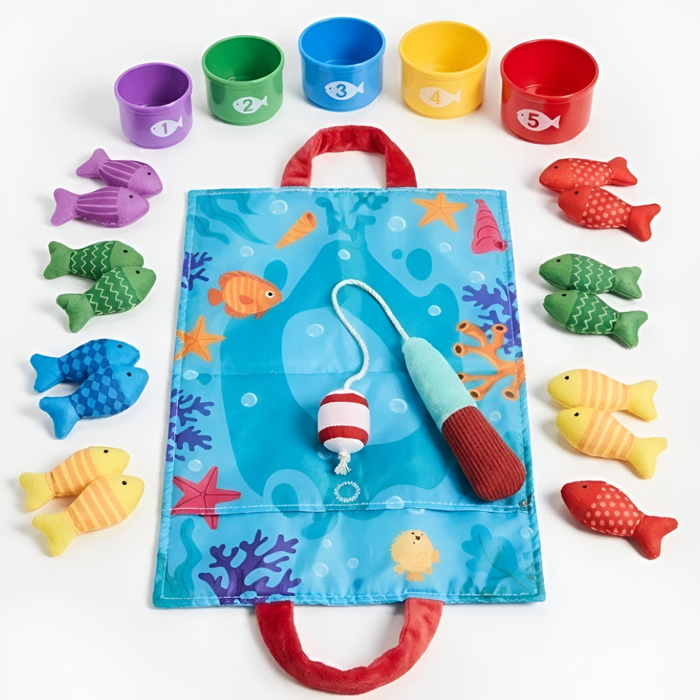 Learning Toys Fishing Game Toddler Sorting Play Set