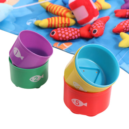 Learning Toys Fishing Game Toddler Sorting Play Set