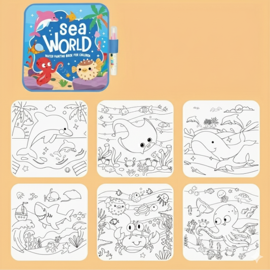 Magic Watering Book Reusable Painting Pad