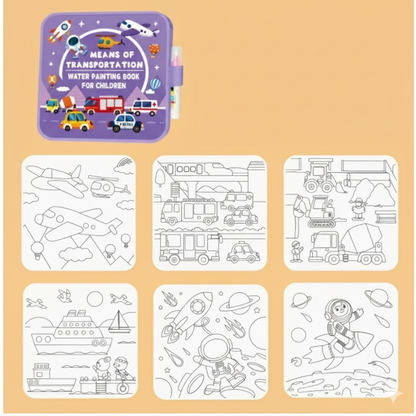 Magic Watering Book Reusable Painting Pad