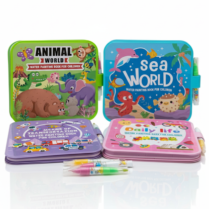 Magic Watering Book Reusable Painting Pad