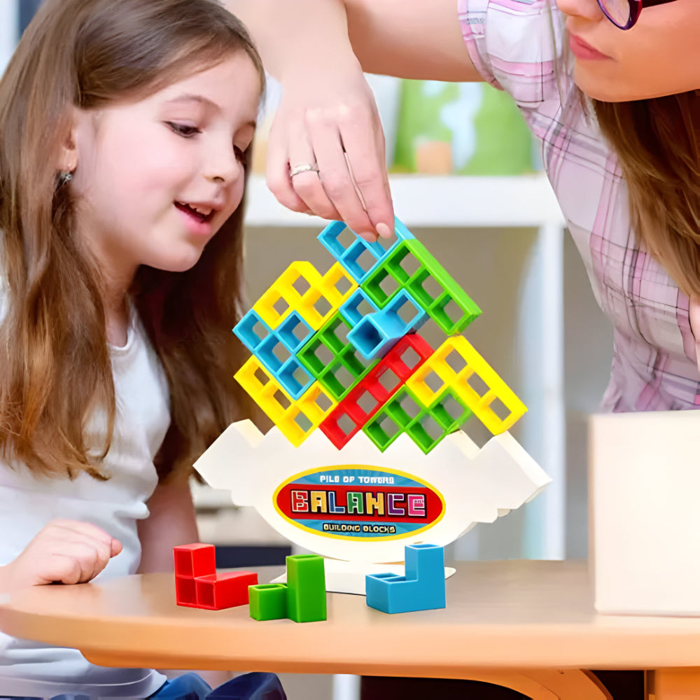 Building Blocks Balance Tower Game Creative Stacking Toy