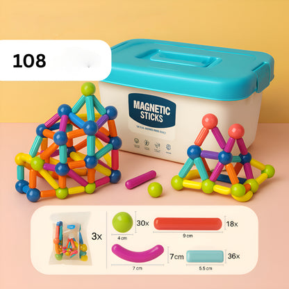 Building Toys Magnetic STEM Construction Play Set Kids