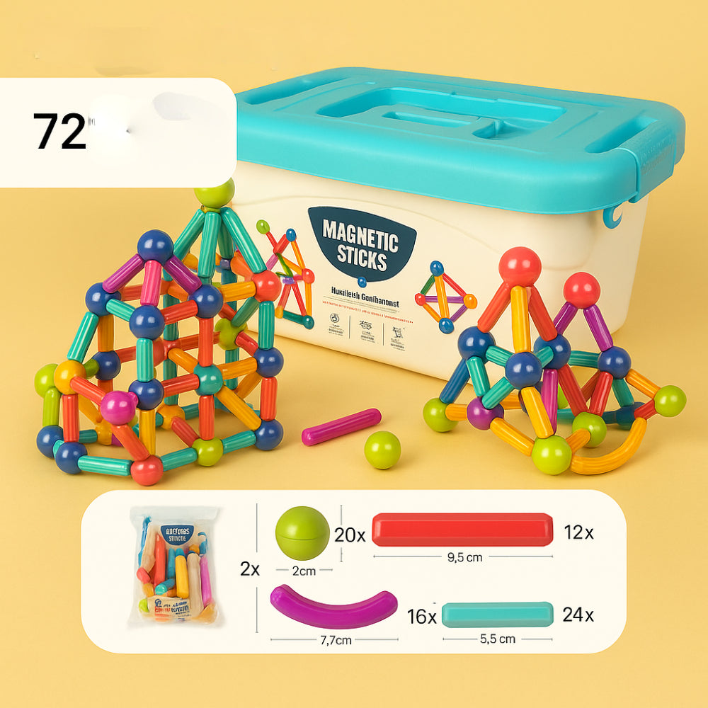 Building Toys Magnetic STEM Construction Play Set Kids