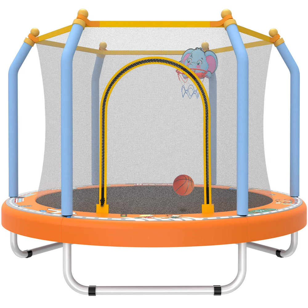 Kids Trampoline Indoor Outdoor Playset Activity Park Frame