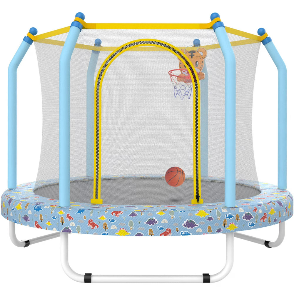 Kids Trampoline Indoor Outdoor Playset Activity Park Frame