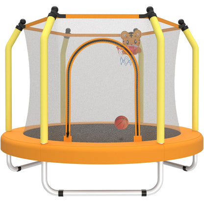 Kids Trampoline Indoor Outdoor Playset Activity Park Frame