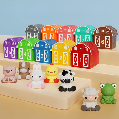 Toddlers Montessori Animal Learning Toy Set