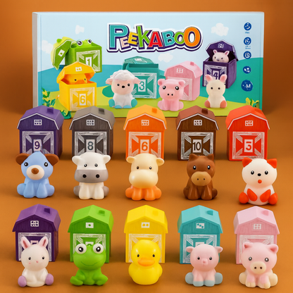 Toddlers Montessori Animal Learning Toy Set