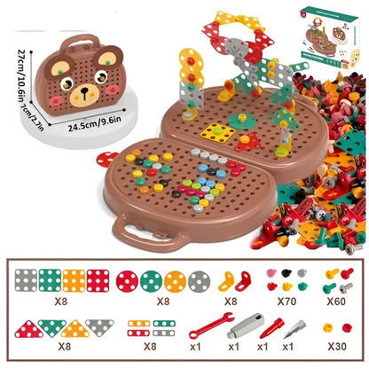 Kids Toy STEM Building Set Drill Construction Kit