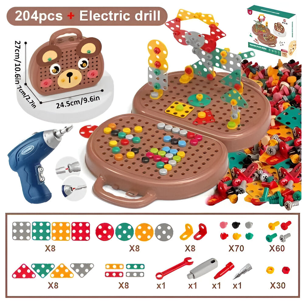 Kids Toy STEM Building Set Drill Construction Kit