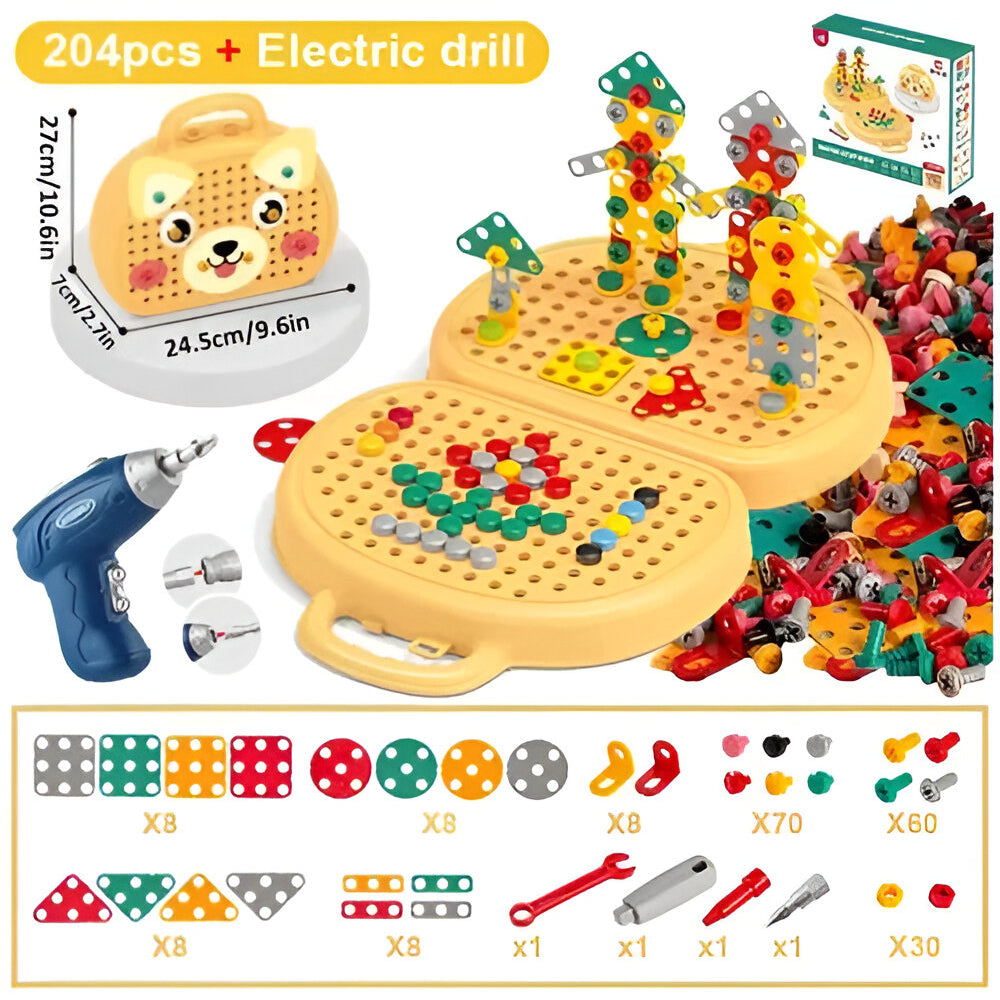 Kids Toy STEM Building Set Drill Construction Kit