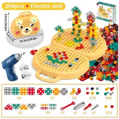 Kids Toy STEM Building Set Drill Construction Kit
