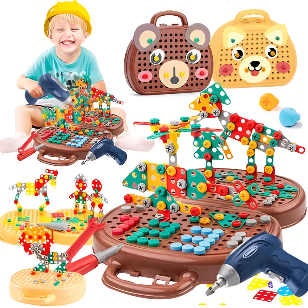 Kids Toy STEM Building Set Drill Construction Kit