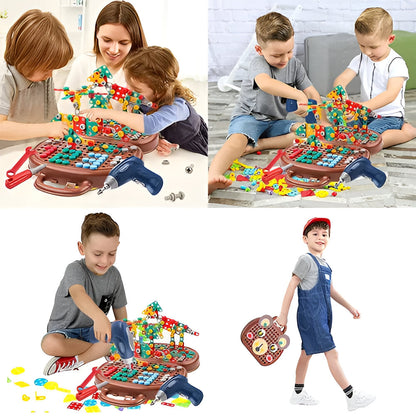 Kids Toy STEM Building Set Drill Construction Kit