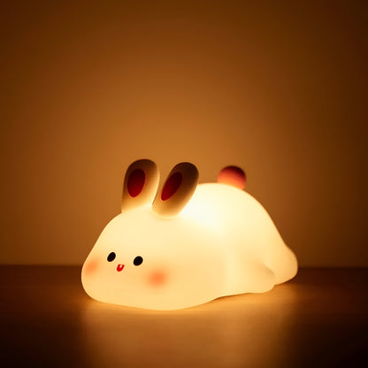 Night Light Kids Rechargeable Dimmable Timer Bedside Lamp