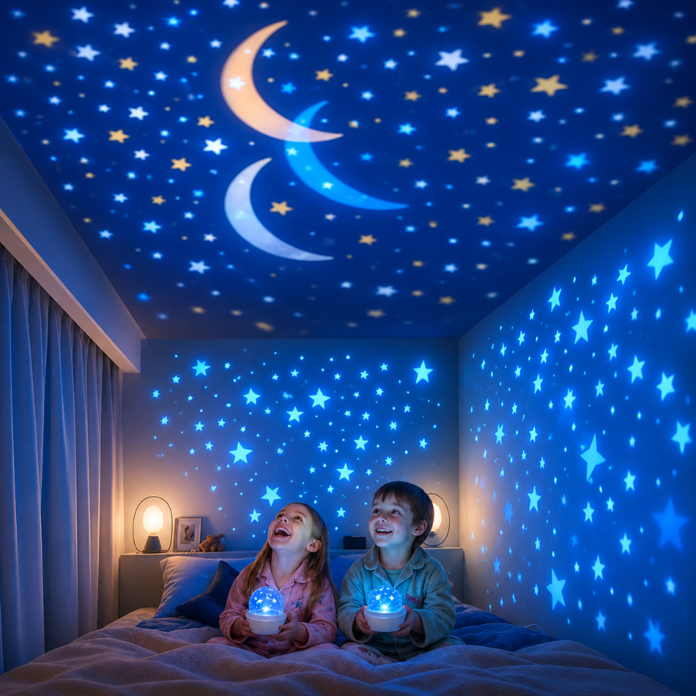 Night Light Projector Star Ceiling Room Lamp