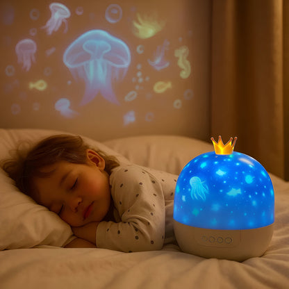 Night Light Kids Projector LED Sleep Lamp Bedroom Display