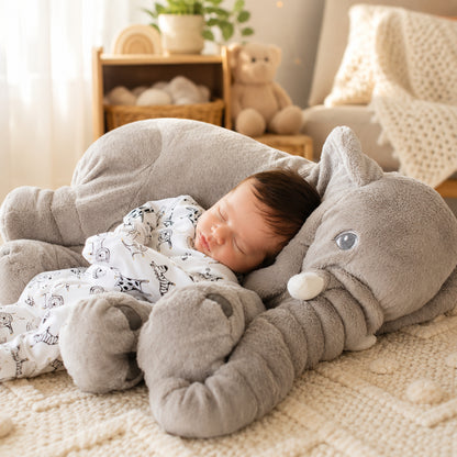 Nursery Pillow Baby Soft Plush Toy Elephant Cuddle Pillow