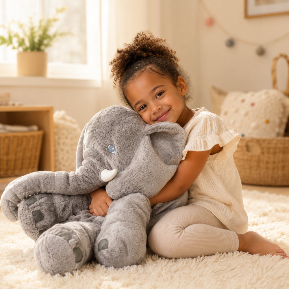 Nursery Pillow Baby Soft Plush Toy Elephant Cuddle Pillow