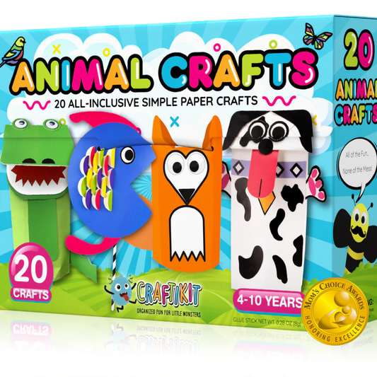 Paper Crafts Animal Art Kit Kids