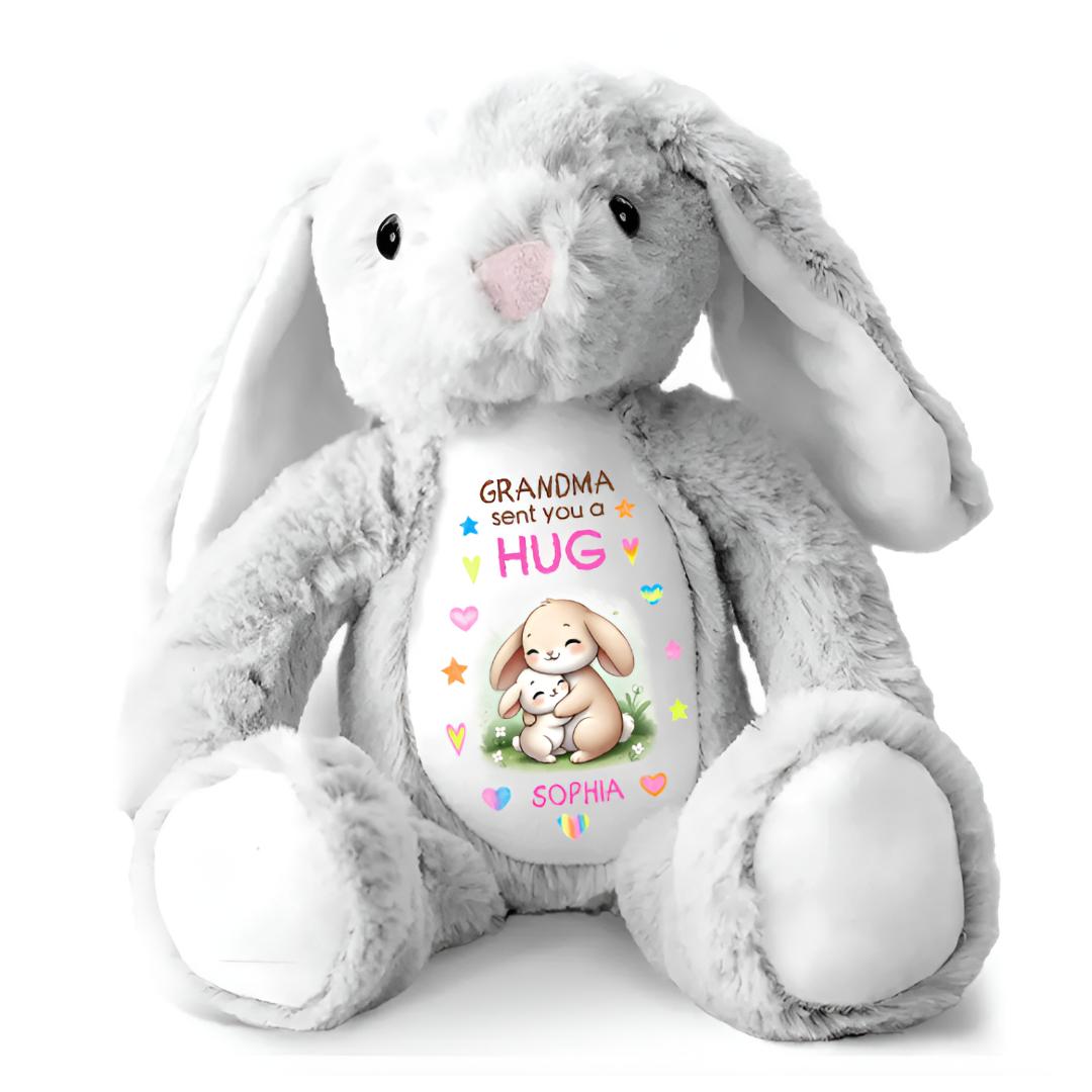 Personalized Bunny Custom Stuffed Animal Bunny Gift