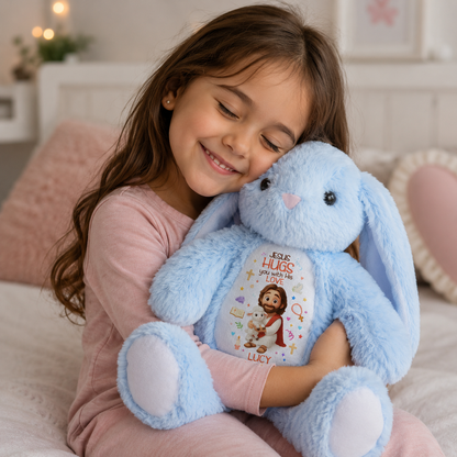 Personalized Stuffed Animal Soft Toy Plush Bunny Gift