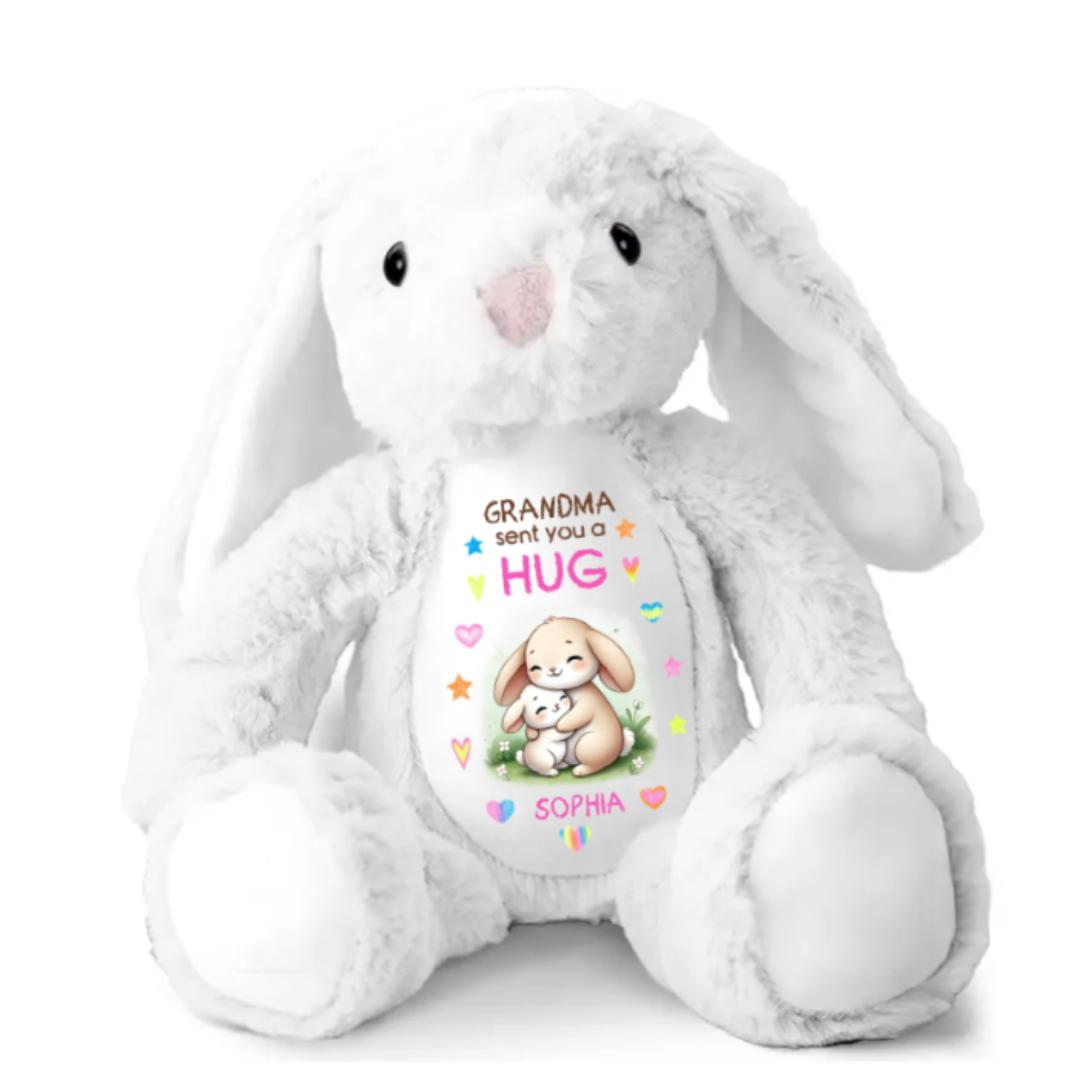 Personalized Bunny Custom Stuffed Animal Bunny Gift