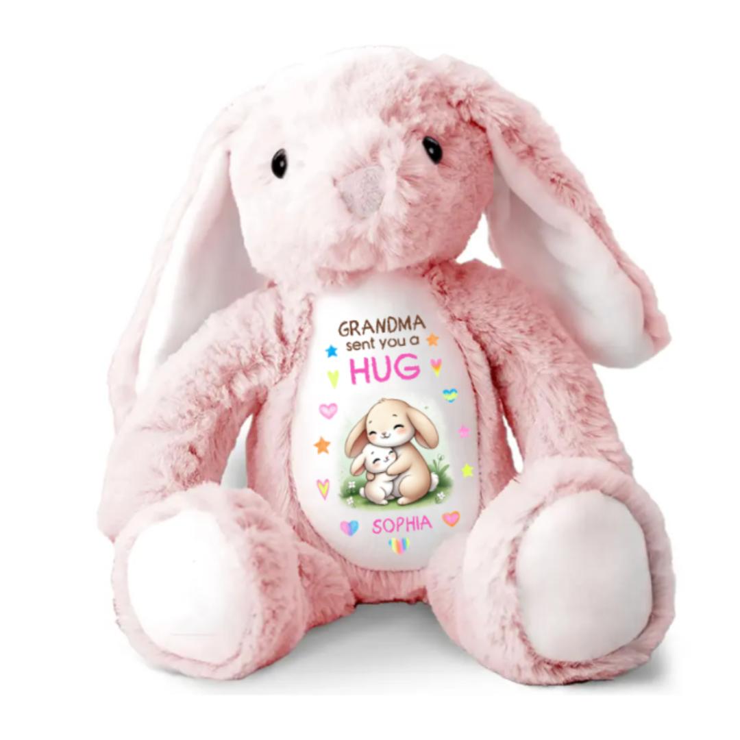 Personalized Bunny Custom Stuffed Animal Bunny Gift