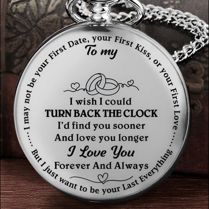 Personalized Pocket Watch Custom Engraved Watch