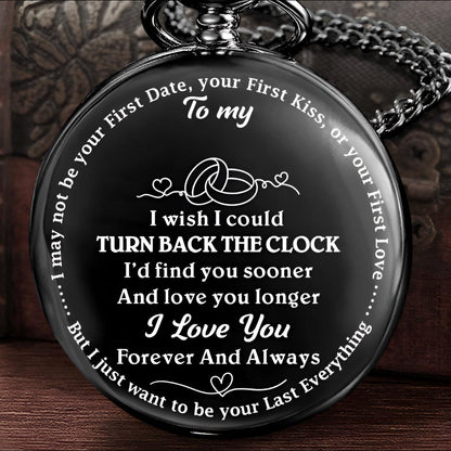 Personalized Pocket Watch Custom Engraved Watch