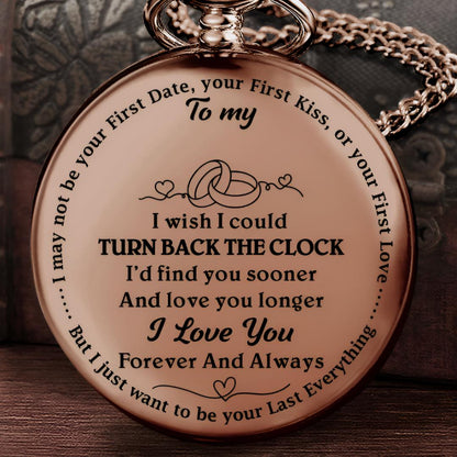 Personalized Pocket Watch Custom Engraved Watch