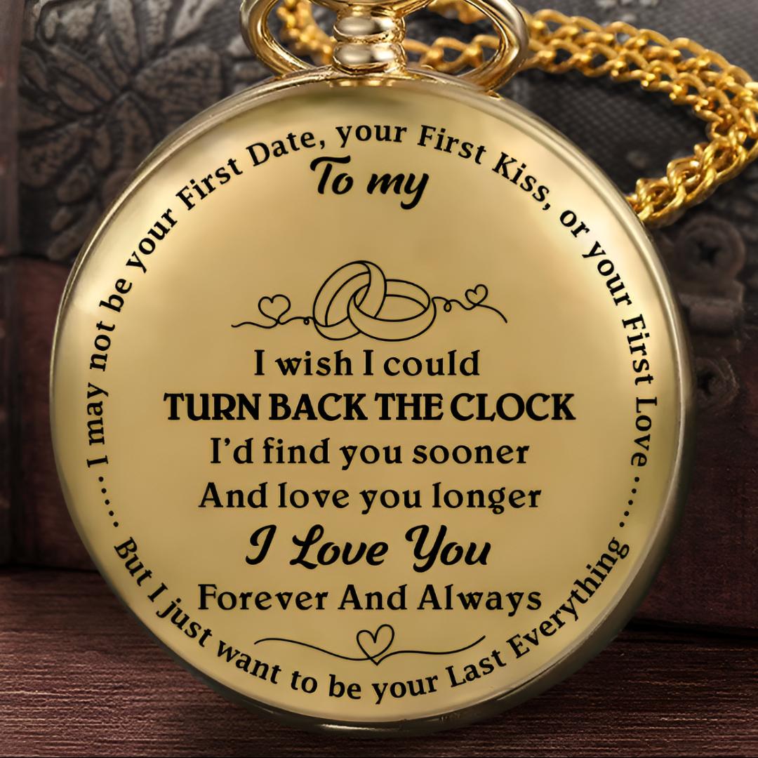 Personalized Pocket Watch Custom Engraved Watch