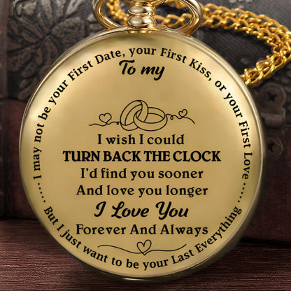 Personalized Pocket Watch Custom Engraved Watch