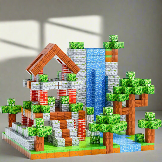 Plastic Building Blocks Construction Set Kids