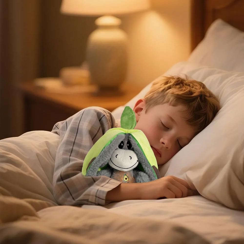 Plush Toy Stuffed Animal Breathing Light Sleep Companion