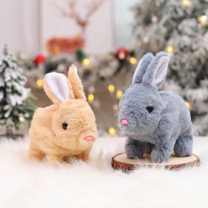 Plush Toy Bunny Stuffed Animal Interactive Hopping Companion