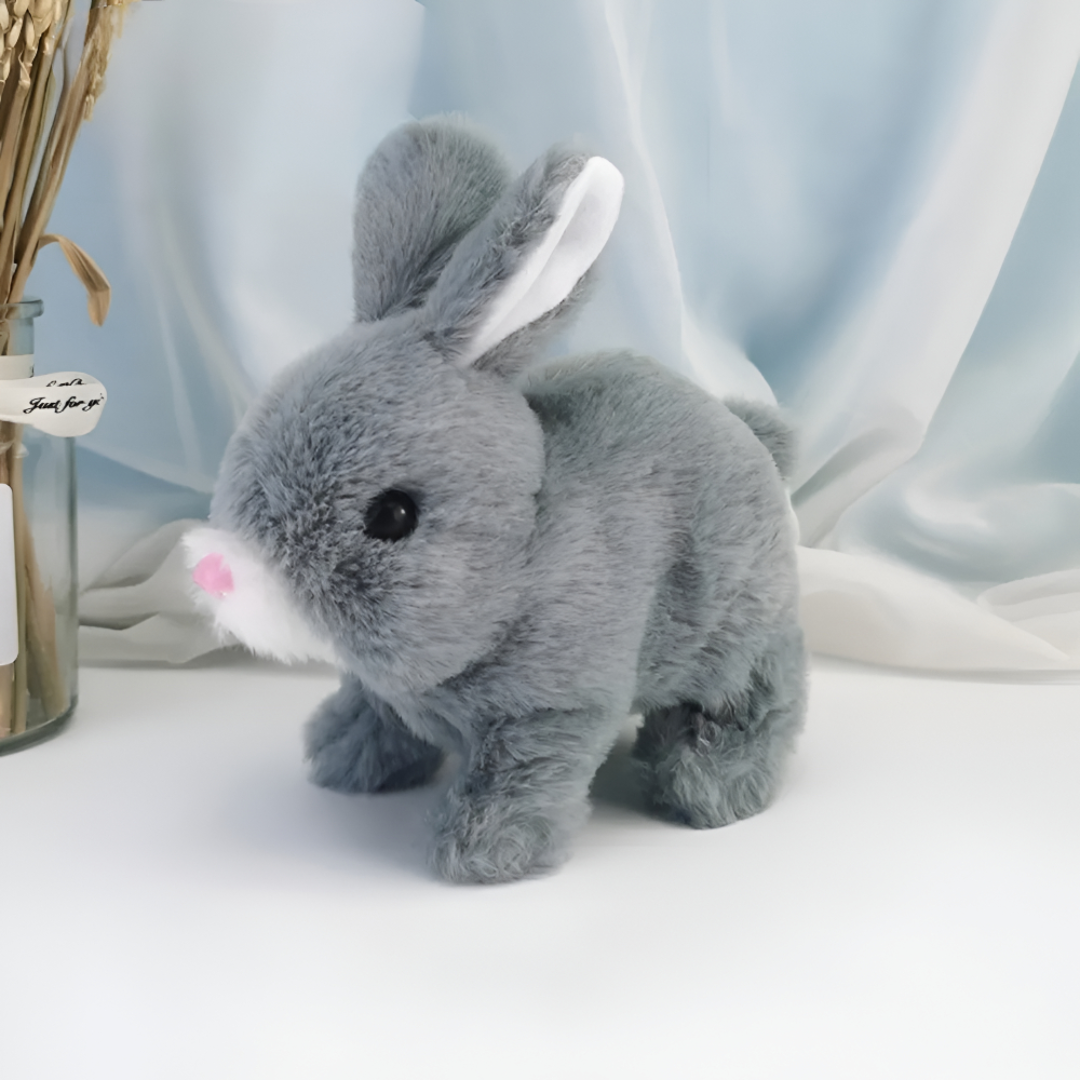 Plush Toy Bunny Stuffed Animal Interactive Hopping Companion