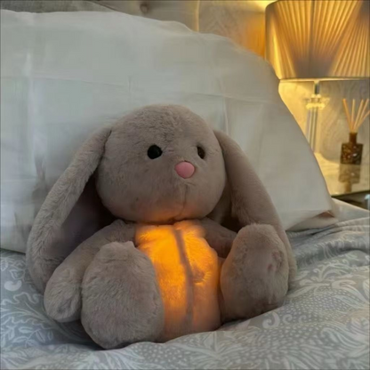 Plush Toy Stuffed Animal Breathing Light Sleep Companion
