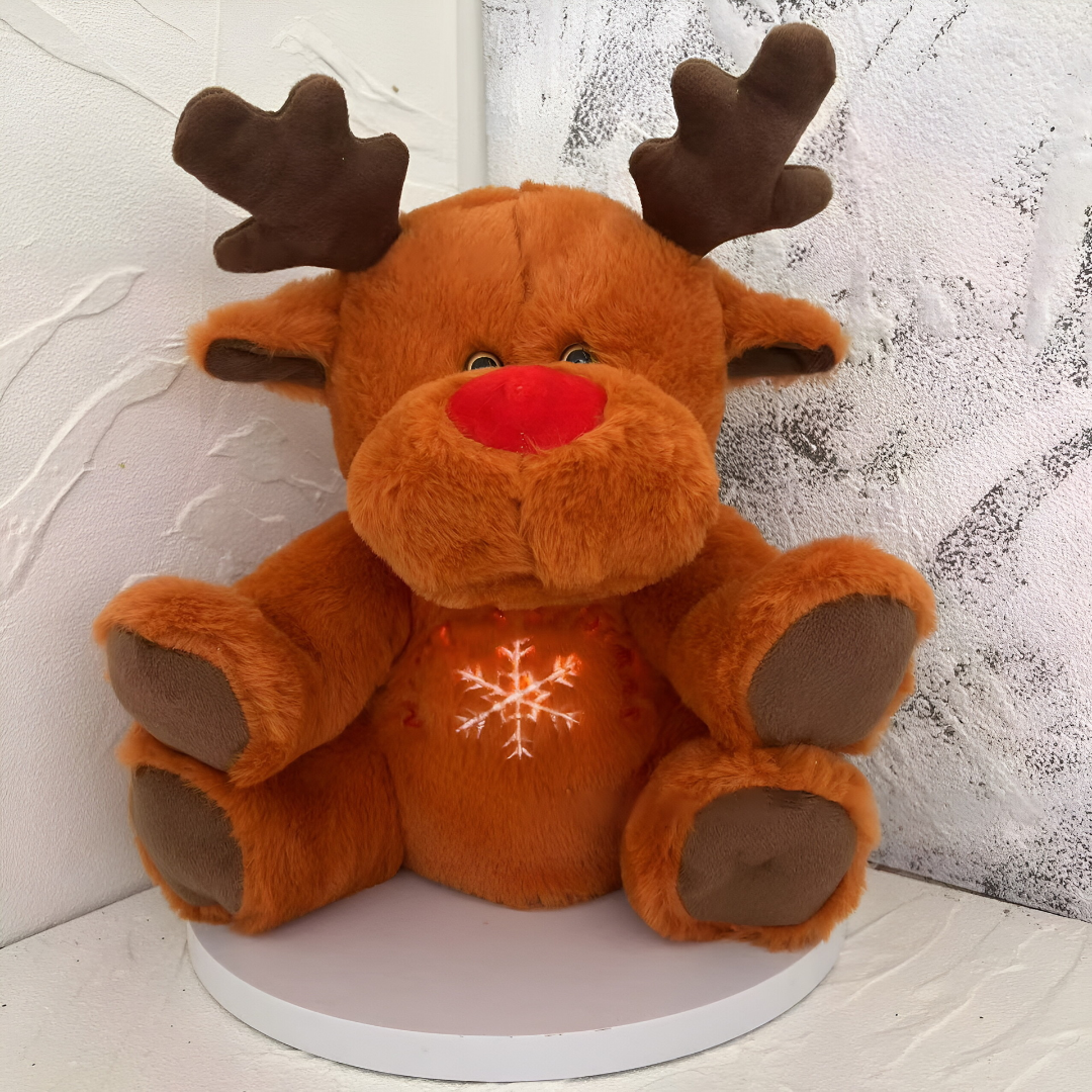 Plush Toy Stuffed Animal Breathing Light Sleep Companion